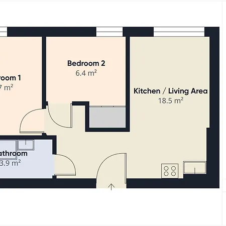 2bd Centre - 10 Min To Old Town アパート